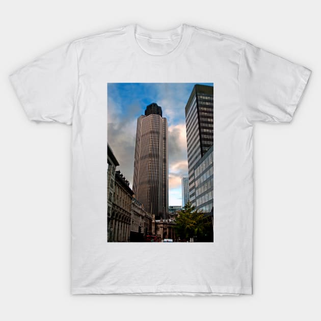 Tower 42 Formerly Natwest Building London UK T-Shirt by Andy Evans Photos